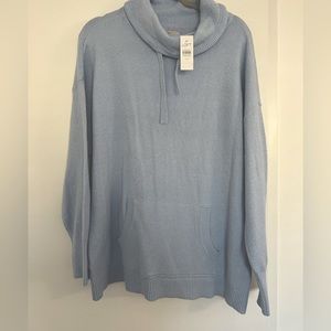 NWT Loft Cowl Neck Pocket Runic Sweater - XXL